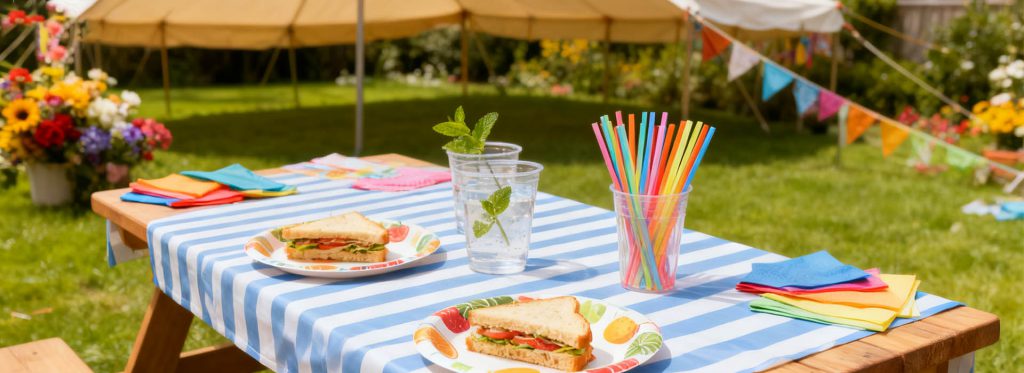 Coordinated party tableware collection
